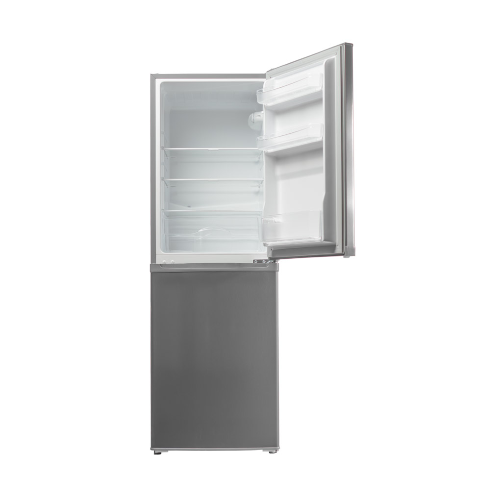 19 Inch 4.9 cu. ft. Bottom Mount Mini Refrigerator 12 Danby DCR049B1BSLDB 4.9 cu ft mini fridge with refrigerator door open showing interior shelves